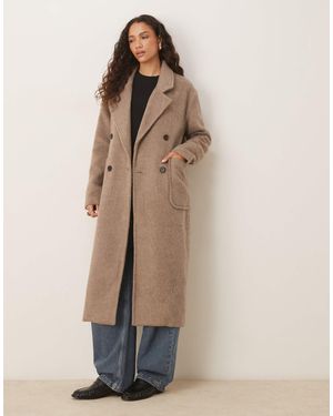 Glamorous – eleganter oversize-mantel - Natur