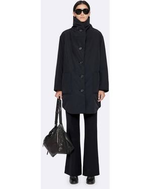 AllSaints Plumífero Darcie Negro Lavado - Azul