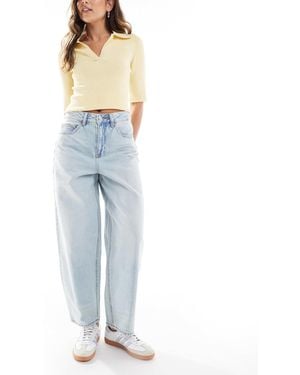 Vero Moda Billie Barrel Leg Jeans - Blue