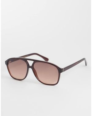 & Other Stories Retro Aviator Sunglasses - Pink
