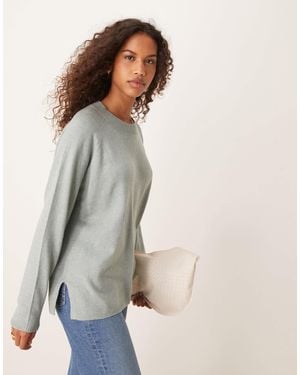 Jdy Round Neck Jumper - Blue