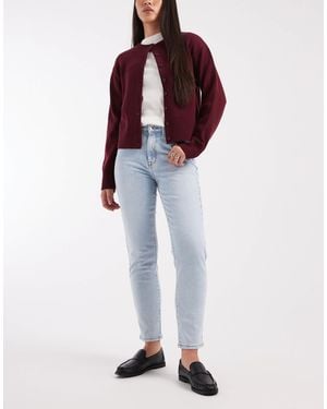 ONLY Emily High Waisted Straight Leg Jeans - Blue