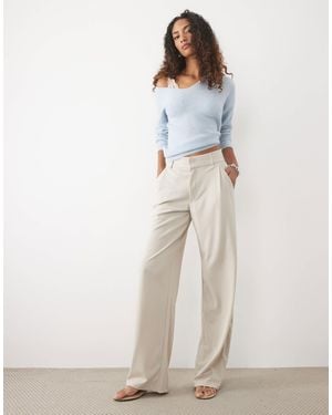 JDY Tall Wide Leg Tailored Pants - White