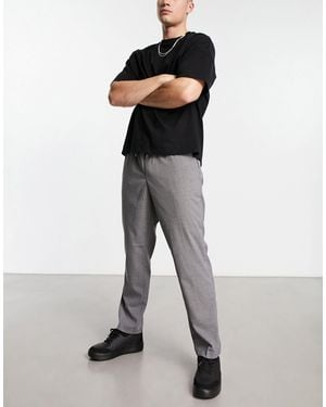 New Look – schmal geschnittene, elegante schlupf-hose - Grau