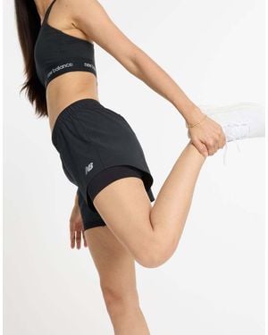 New Balance Sports Essential 3 Inch Shorts - Blue