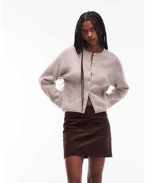 & Other Stories Cotton Rich Cord Mini Skirt - Brown