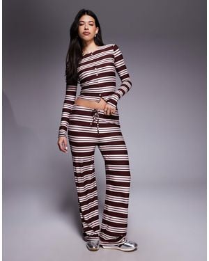 Kaiia Exclusive Super Soft Jersey Drawstring Pants Co-Ord - Multicolor