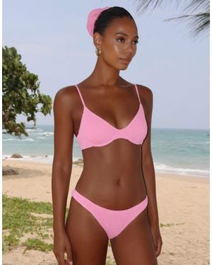 Moda Minx Scrunch Underwire Top - Pink