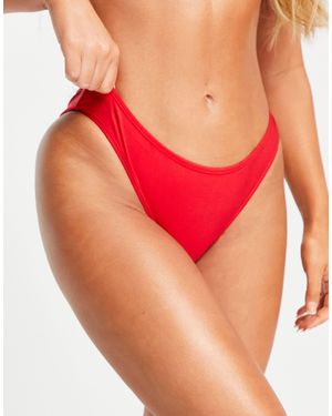 NA-KD Sporty Bikini Bottoms - Red