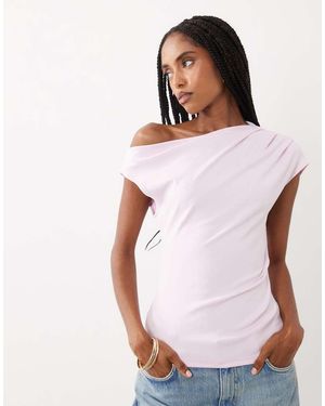 Mango Asymmetrische Mouwloze Top - Wit