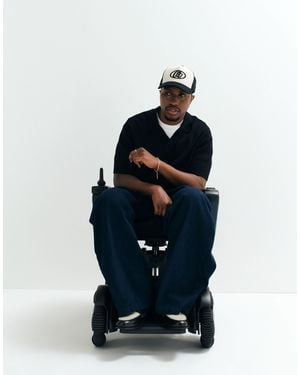 ASOS Adaptives strick-polo - Blau