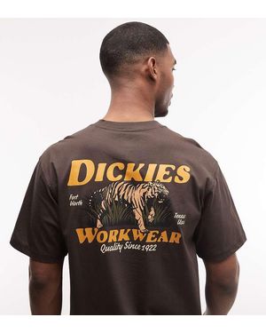 Dickies Massieville Backprint T-Shirt - Brown