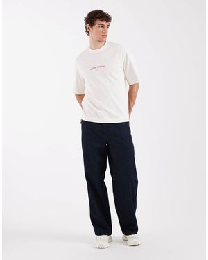 SELECTED Landon - jean ample - foncé brut - Neutre