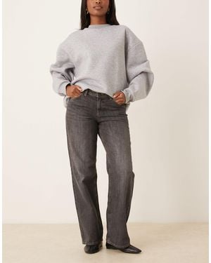 JJXX Palermo Wide Fit Low Rise Jeans - Natural