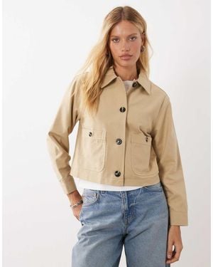 Mango Teen Trench Corto - Blu