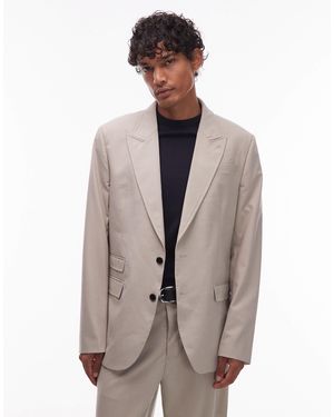 AllSaints Gallow Tailored Blazer - Grey