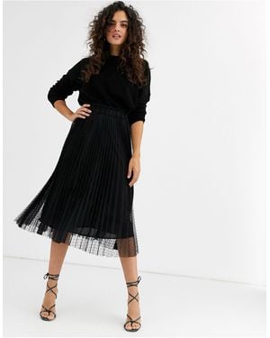 Stradivarius Falda - Negro