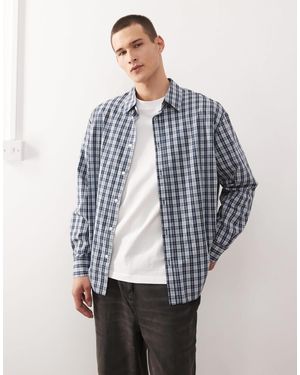 Weekday Oversized Shirt - Blue