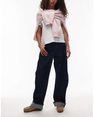 & Other Stories Balloon Fit Jeans With Turn-up Hem - Blue