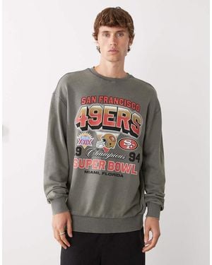 KTZ San Francisco 49ers Oversized Sweatshirt - Grey