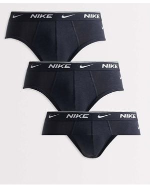 Nike 3 Pack Cotton Stretch Briefs - Blue