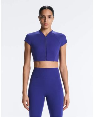 Oysho Reflective Compressive Tank Top - Blue