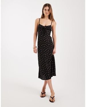 Motel – posine – midaxi-kleid - Schwarz