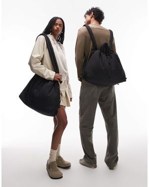 ölend Ona Large Soft Nylon Multiwear Crossbody Bag - Black