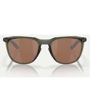 Oakley Gafas De Sol Verde Oliva Con Montura Cuadrada Y Lentes Marrones Polarizadas Efecto Espejo Thurso De - Neutro