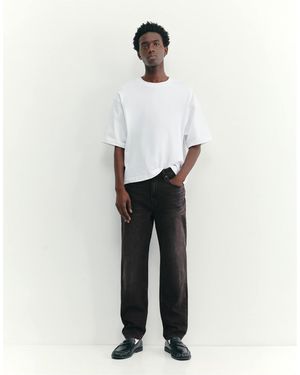 Pull&Bear – schmal geschnittene jeans - Weiß