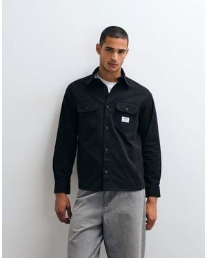 HUGO Ekynone Oversized Shirt - Black