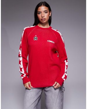 Deus Ex Machina – icon – strickpullover - Rot