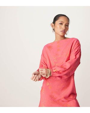 Never Fully Dressed Petite Tilly Mini Dress - Pink