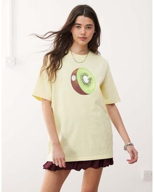 Gramicci Kiwi Graphic T-shirt - Natural