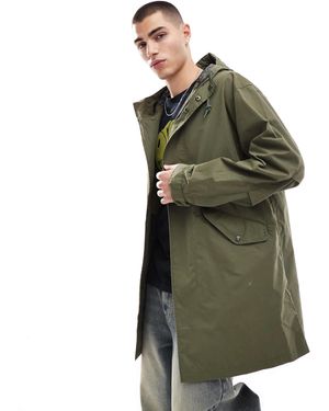 Pretty Green – langer parka - Grün