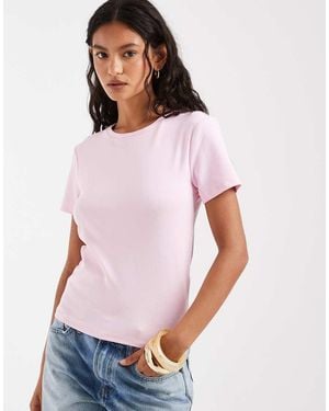 ONLY Camiseta Rosa Claro - Blanco
