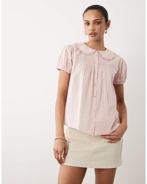 Cotton On Babydoll Blouse - Natural