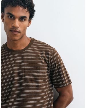 Mango Relaxed T-shirt - Brown