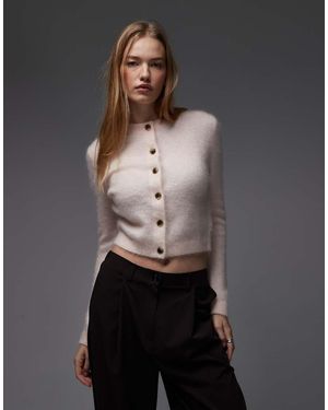 & Other Stories Mohair And Wool Mix Cardigan - Black