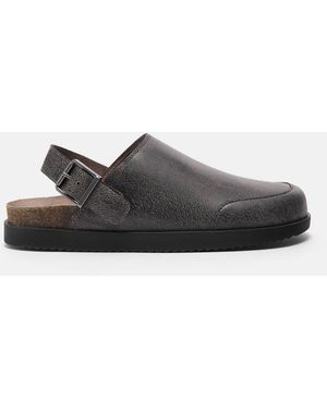 Pull&Bear – stwd – clogs - Braun