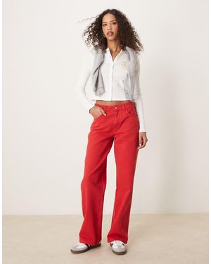 ASOS Baggy Boyfriend Jean - Red