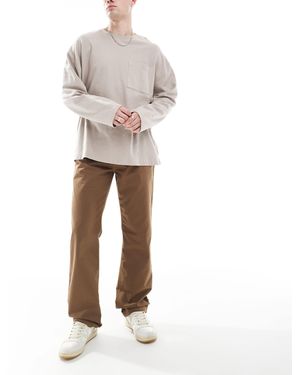 Vans Authentic – lockere chinohose - Weiß
