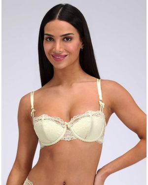 Boux Avenue Mimosa Lace Balconette Bra Lingerie Padded Floral Lingerie - Multicolour