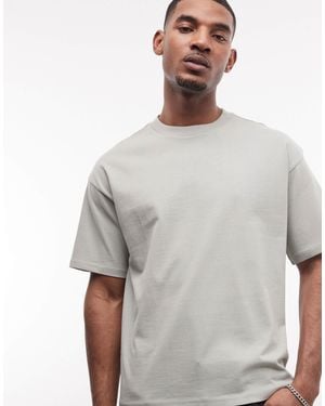 Weekday Boxy Oversized Fit T-shirt - Gray