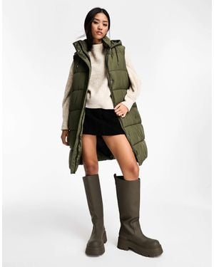 New Look Longline Gilet - White