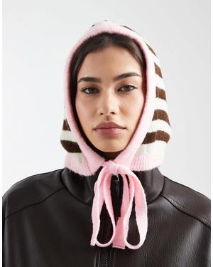 ASOS – kapuze aus strick - Mehrfarbig