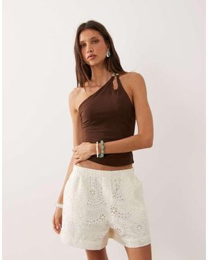 Mango Pantaloncini Sartoriali - Marrone
