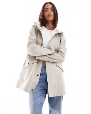 ONLY Hooded Raincoat - White