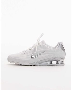 Nike Zapatillas Shox Z En Y Plateado - Blanco