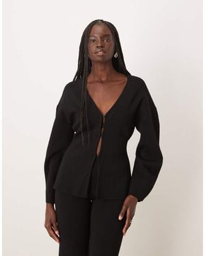 Mango Sofias Knitted Cardigan Co-ord - Black